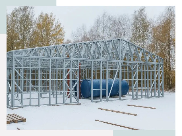 Металлические ангары в Красноярске