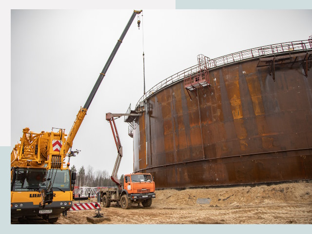 Монтаж резервуаров в Красноярске от 610 руб. за м³