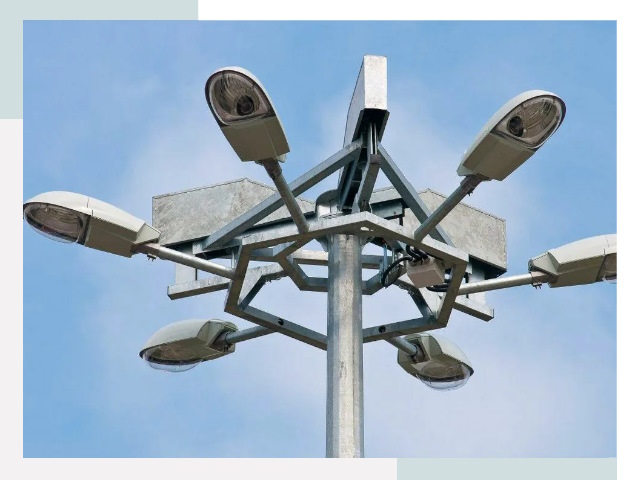 Монтаж осветительных мачт в Красноярске