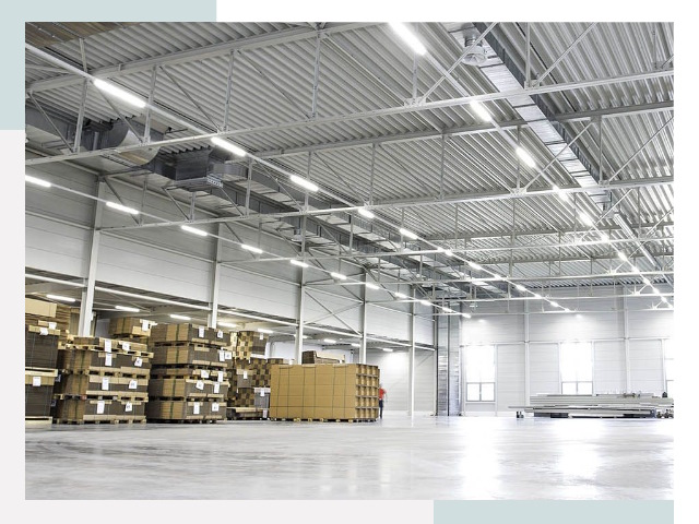 Освещение ангаров в Красноярске