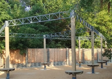 Терраса из металлоконструкций под ключ, проектирование, изготовление и монтаж от СтальСтрой-Крс